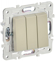 Выключатель 3-кл. SKANDY 10А SK-V11B беж. IEK SK-V30-0-10-K10 ТехноИмпульс