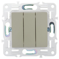 Выключатель 3-кл. SKANDY 10А SK-V11B беж. IEK SK-V30-0-10-K10 ТехноИмпульс