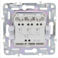 Выключатель 3-кл. SKANDY 10А SK-V11G графит IEK SK-V30-0-10-K53 ТехноИмпульс