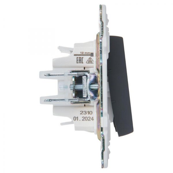 Выключатель 3-кл. SKANDY 10А SK-V11G графит IEK SK-V30-0-10-K53 ТехноИмпульс