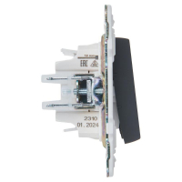 Выключатель 3-кл. SKANDY 10А SK-V11G графит IEK SK-V30-0-10-K53 ТехноИмпульс