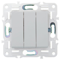 Выключатель 3-кл. SKANDY 10А SK-V11W арктич. бел. IEK SK-V30-0-10-K01 ТехноИмпульс