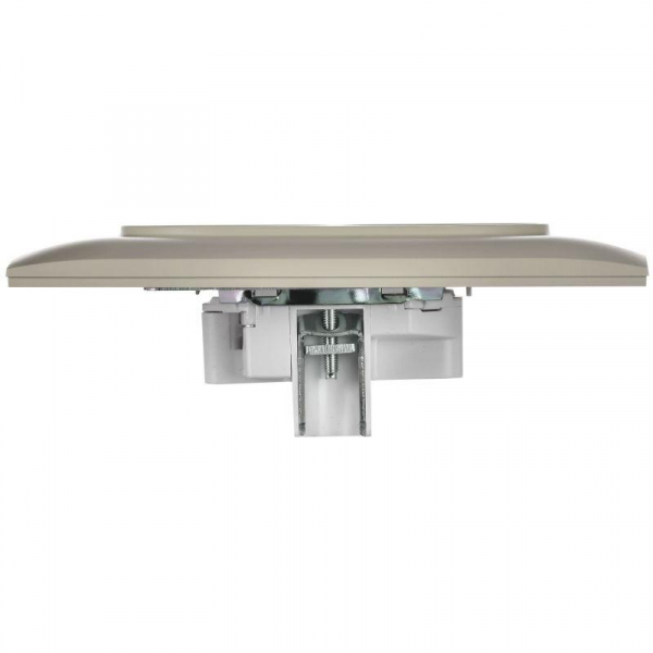 Розетка 2-м SKANDY 10А без заземл. без защ. шторок в сборе SK-R10B беж. IEK SK-R20-10-K10-F ТехноИмпульс