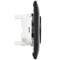 Розетка 2-м SKANDY 10А без заземл. без защ. шторок в сборе SK-R10Bl черн. IEK SK-R20-10-K02-F ТехноИмпульс