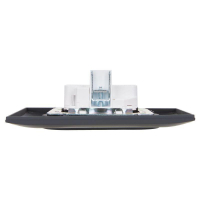 Розетка 2-м SKANDY 10А без заземл. без защ. шторок в сборе SK-R10G графит IEK SK-R20-10-K53-F ТехноИмпульс