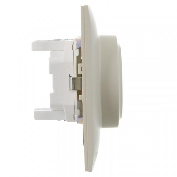 Розетка 2-м SKANDY 16А с заземл. без защ. шторок в сборе SK-R08B беж. IEK SK-R21-16-K10-F ТехноИмпульс