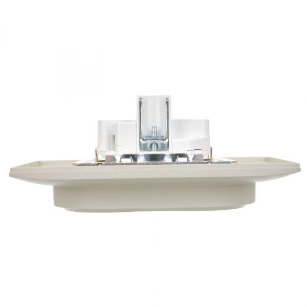 Розетка 2-м SKANDY 16А с заземл. без защ. шторок в сборе SK-R08B беж. IEK SK-R21-16-K10-F ТехноИмпульс