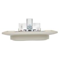 Розетка 2-м SKANDY 16А с заземл. без защ. шторок в сборе SK-R08B беж. IEK SK-R21-16-K10-F ТехноИмпульс