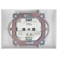 Розетка 2-м SKANDY 16А с заземл. без защ. шторок в сборе SK-R08W арктич. бел. IEK SK-R21-16-K01-F ТехноИмпульс