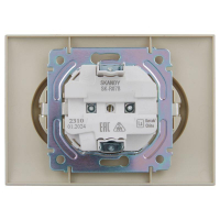 Розетка 2-м SKANDY 16А с заземл. защ. шторки в сборе SK-R07B беж. IEK SK-R24-16-K10-F ТехноИмпульс