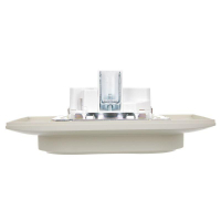 Розетка 2-м SKANDY 16А с заземл. защ. шторки в сборе SK-R07B беж. IEK SK-R24-16-K10-F ТехноИмпульс