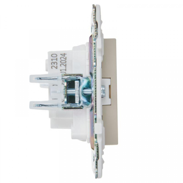 Розетка SKANDY 10А без заземл. без защ. шторок SK-R02B беж. IEK SK-R10-10-K10 ТехноИмпульс