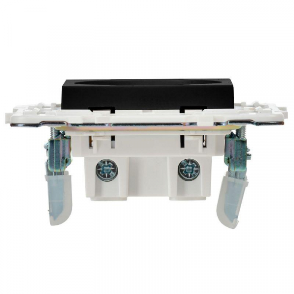 Розетка SKANDY 10А без заземл. без защ. шторок SK-R02Bl черн. IEK SK-R10-10-K02 ТехноИмпульс