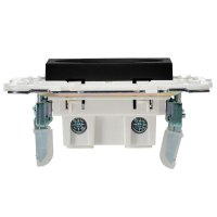 Розетка SKANDY 10А без заземл. без защ. шторок SK-R02Bl черн. IEK SK-R10-10-K02 ТехноИмпульс