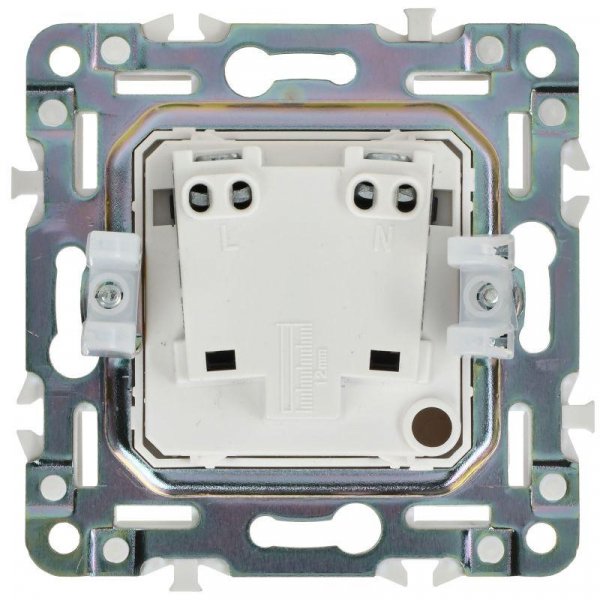 Розетка SKANDY 10А без заземл. без защ. шторок SK-R02Bl черн. IEK SK-R10-10-K02 ТехноИмпульс