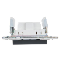 Розетка SKANDY 10А без заземл. без защ. шторок SK-R02G графит IEK SK-R10-10-K53 ТехноИмпульс