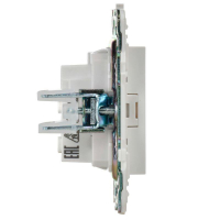 Розетка SKANDY 10А без заземл. без защ. шторок SK-R02W арктич. бел. IEK SK-R10-10-K01 ТехноИмпульс