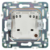 Розетка SKANDY 10А без заземл. без защ. шторок SK-R02W арктич. бел. IEK SK-R10-10-K01 ТехноИмпульс