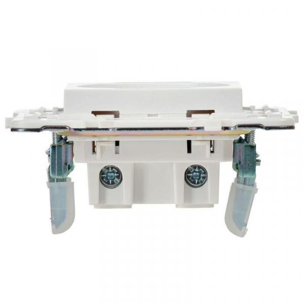 Розетка SKANDY 10А без заземл. без защ. шторок SK-R02W арктич. бел. IEK SK-R10-10-K01 ТехноИмпульс