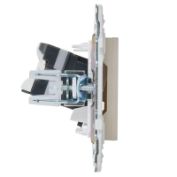 Розетка компьютерная RJ45 кат.5E SKANDY SK-K01B беж. IEK SK-K10-1-K10 ТехноИмпульс