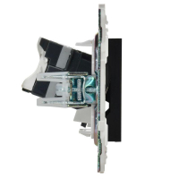 Розетка компьютерная RJ45 кат.5E SKANDY SK-K01Bl черн. IEK SK-K10-1-K02 ТехноИмпульс