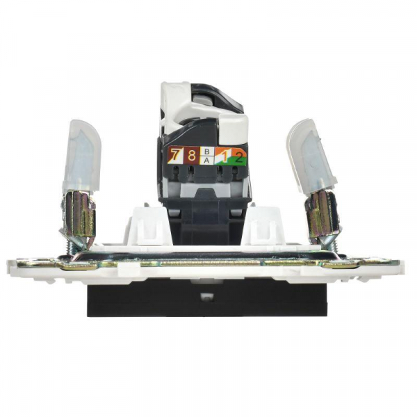 Розетка компьютерная RJ45 кат.5E SKANDY SK-K01Bl черн. IEK SK-K10-1-K02 ТехноИмпульс