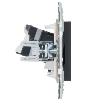 Розетка компьютерная RJ45 кат.5E SKANDY SK-K01G графит IEK SK-K10-1-K53 ТехноИмпульс