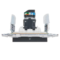 Розетка компьютерная RJ45 кат.5E SKANDY SK-K01G графит IEK SK-K10-1-K53 ТехноИмпульс