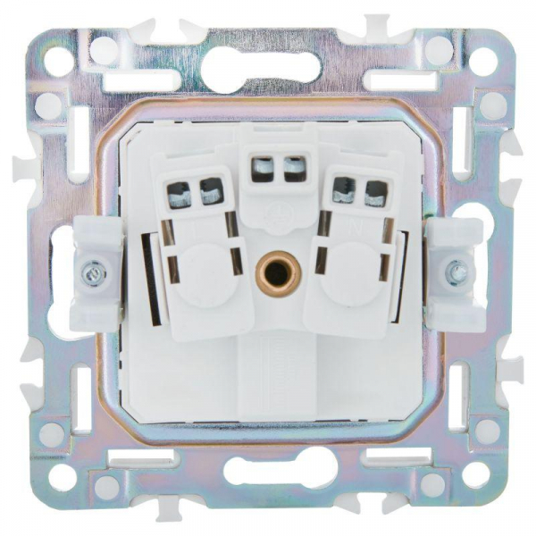 Розетка SKANDY 16А с заземл. без защ. шторок SK-R05G графит IEK SK-R11-16-K53 ТехноИмпульс