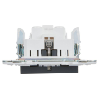 Розетка SKANDY 16А с заземл. без защ. шторок SK-R05G графит IEK SK-R11-16-K53 ТехноИмпульс