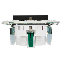 Розетка SKANDY 16А с заземл. защ. шторки безвинт. крепл. SK-R06Bl черн. IEK SK-R14-16-1-K02 ТехноИмпульс