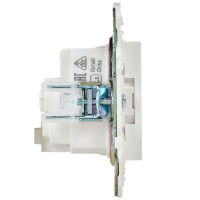 Розетка SKANDY 16А с заземл. защ. шторки безвинт. крепл. SK-R06W арктич. бел. IEK SK-R14-16-1-K01 ТехноИмпульс