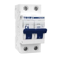 Выключатель автоматический модульный 2п C 6А 6кА PRIZMA TOKOV ELECTRIC TKE-PZ60-MCBI-2-6-C ТехноИмпульс