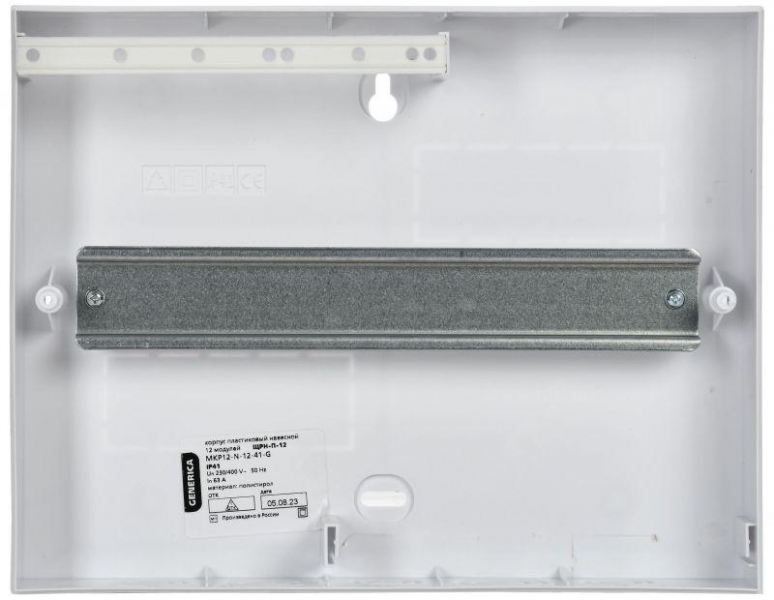 Корпус пластиковый ЩРН-П-12 бел. дверь IP41 GENERICA MKP13-N-12-41-K01-G ТехноИмпульс