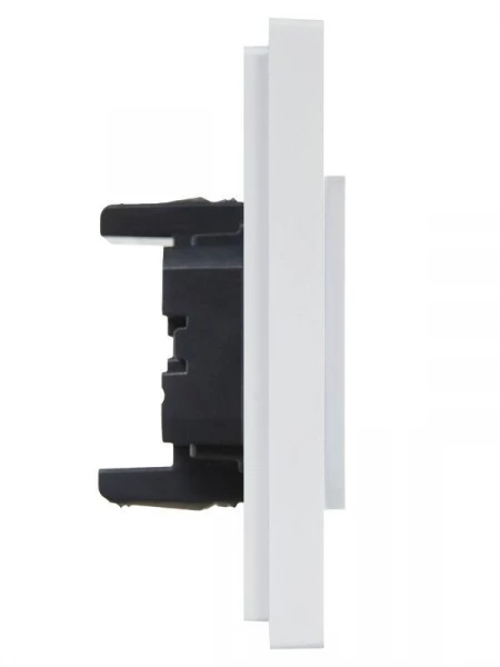 Розетка 2-м СП FORTE&PIANO FP226 10А без заземл. без защ. шторок безвинт. крепл. бел. IEK FP-R20-10-1-K01 ТехноИмпульс