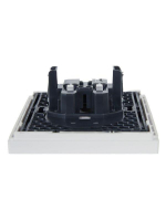 Розетка 2-м СП FORTE&PIANO FP226 10А без заземл. без защ. шторок безвинт. крепл. бел. IEK FP-R20-10-1-K01 ТехноИмпульс