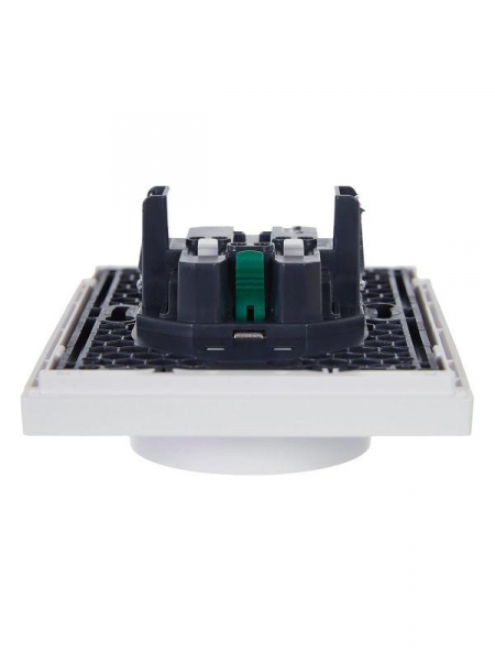 Розетка 2-м СП FORTE&PIANO FP223 16А с заземл. защ. шторки безвинт. крепл. бел. IEK FP-R24-16-1-K01 ТехноИмпульс