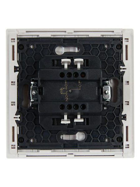 Выключатель проходной 1-кл. СП FORTE&PIANO 10А FP204 с индикацией бел. IEK FP-V12-1-10-1-K01 ТехноИмпульс