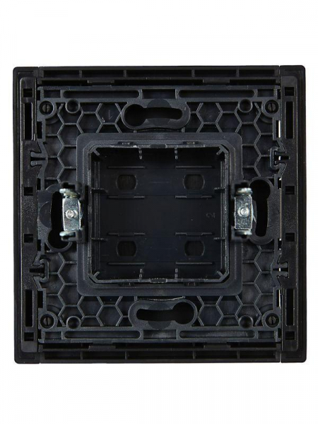 Заглушка с суппортом FORTE&PIANO FP141 черн. IEK FP-PL10-K02 ТехноИмпульс