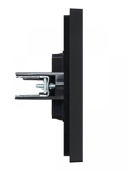 Заглушка с суппортом FORTE&PIANO FP141 черн. IEK FP-PL10-K02 ТехноИмпульс