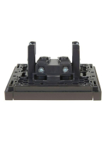 Розетка 1-м СП FORTE&PIANO FP318 10А без заземл. без защ. шторок винт. крепл. сер. IEK FP-R10-10-K03 ТехноИмпульс