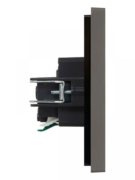 Розетка СП FORTE&PIANO FP313 16А с заземл. защ. шторки безвинт. крепл. сер. IEK FP-R14-16-1-K03 ТехноИмпульс