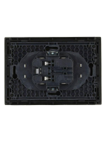 Розетка 2-м СП FORTE&PIANO FP326 10А без заземл. без защ. шторок безвинт. крепл. сер. IEK FP-R20-10-1-K03 ТехноИмпульс