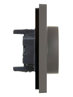 Розетка 2-м СП FORTE&PIANO FP324 16А с заземл. без защ. шторок безвинт. крепл. сер. IEK FP-R21-16-1-K03 ТехноИмпульс