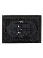 Розетка 2-м СП FORTE&PIANO FP323 16А с заземл. защ. шторки безвинт. крепл. сер. IEK FP-R24-16-1-K03 ТехноИмпульс