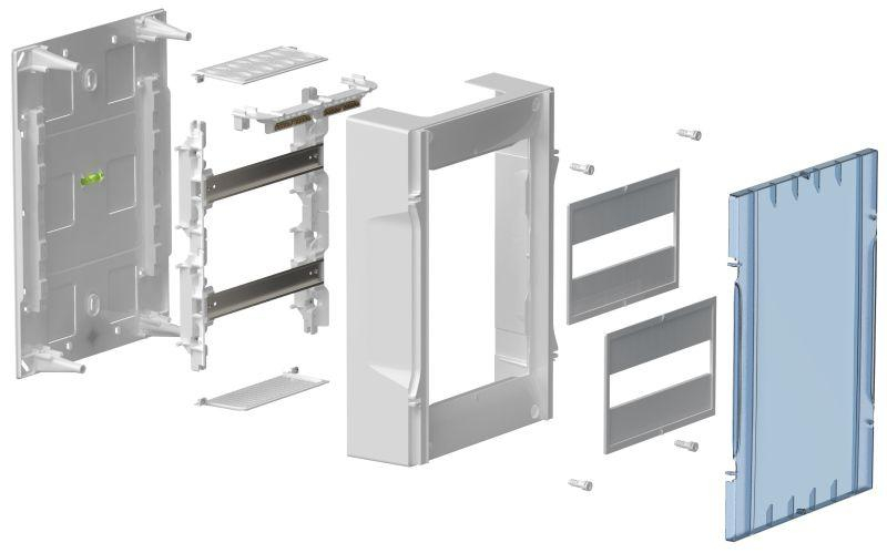 Корпус ЩРН-П-24 Krepta 5 IP40 пластик. IEK KR5-KP12-N-24-41 ТехноИмпульс