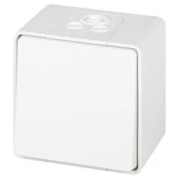 Выключатель Эксперт 11-1501-01 IP55 10АХ-250В ОУ бел. Эра Б0063250 ТехноИмпульс