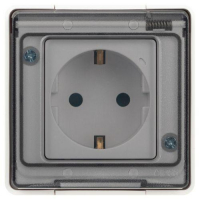 Розетка Эксперт 11-2502-01 2P+E IP55 шторки 16А-250В ОУ бел. Эра Б0063280 ТехноИмпульс