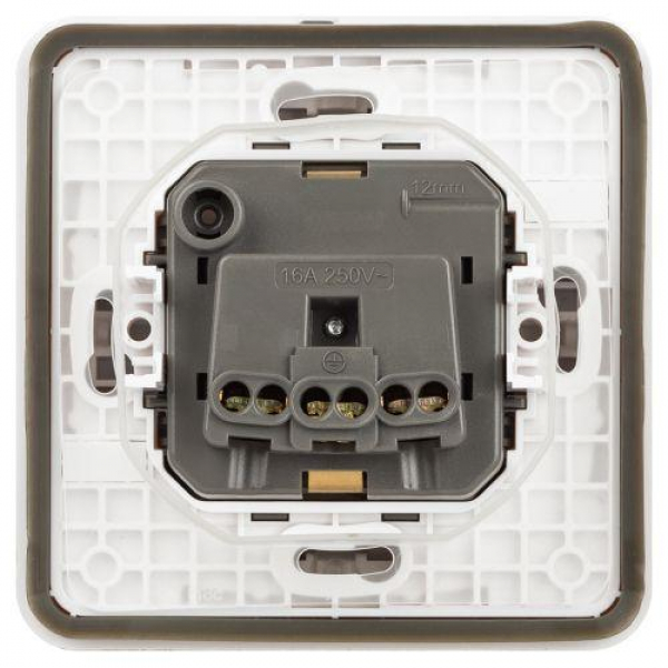 Розетка Эксперт 11-2521-01 2P+E IP55 16А-250В СУ бел. Эра Б0063259 ТехноИмпульс