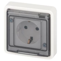 Розетка Эксперт 11-2522-01 2P+E IP55 шторки 16А-250В СУ бел. Эра Б0063281 ТехноИмпульс